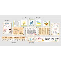 Комплект информационных стендов для начальной школы (белый и коричневый)